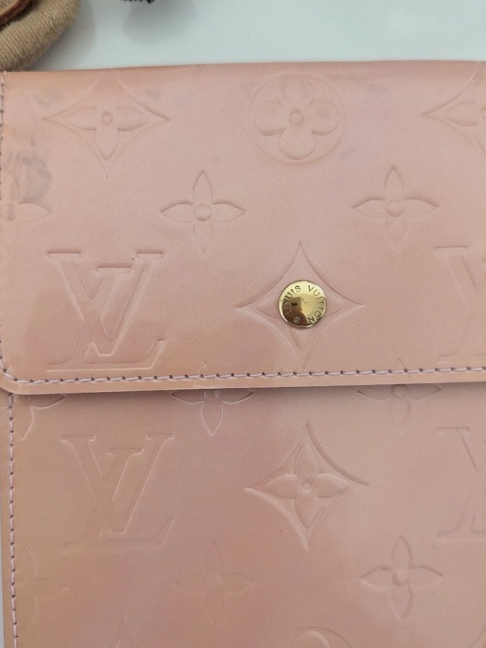Louis Vuitton Monogram Pink Vernis slim crossbody bag EUC - Picture 11 of 14
